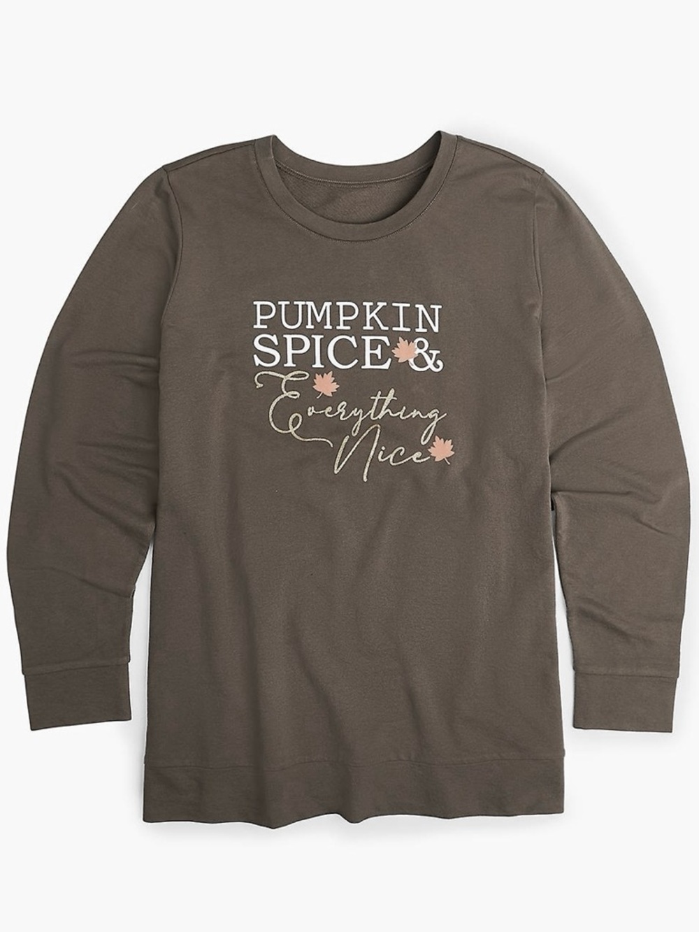 𝐋𝐀𝐍𝐄 𝐁𝐑𝐘𝐀𝐍𝐓 | LONG SLEEVE “PUMPKIN SPICE & EVERYTHING NICE” TOP